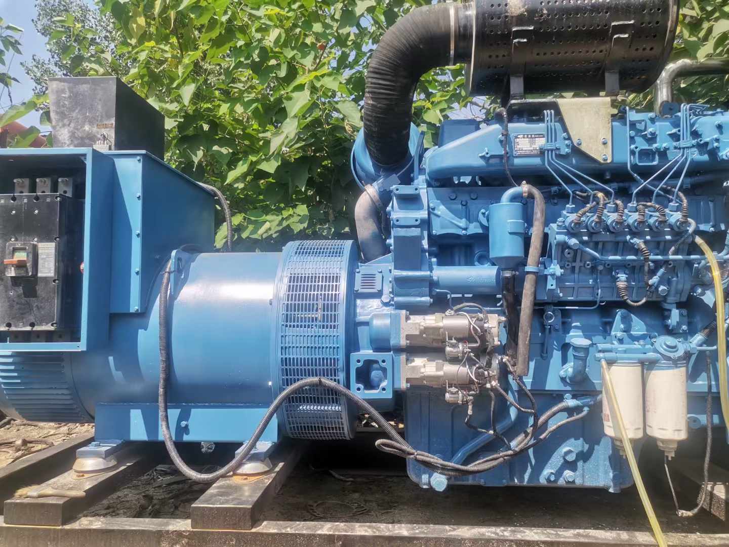 黄埔详细说明降低 800kW 柴油发电机输出电流波动的方法